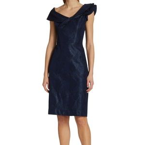RICKIE FREEMAN FOR TERI JOHN| Glitter-Embellished A-Line Dress (4)
